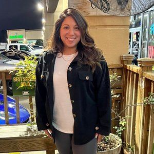 Casual Small Vintage Irregular Shirt Jacket